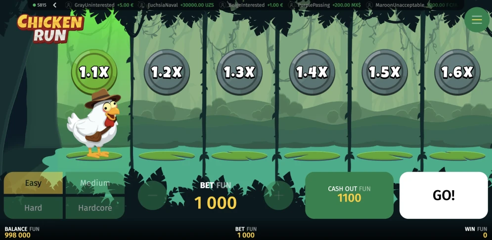 Chicken Run Game